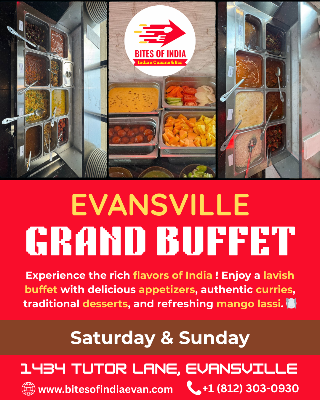 Indian cuisine in Evansville